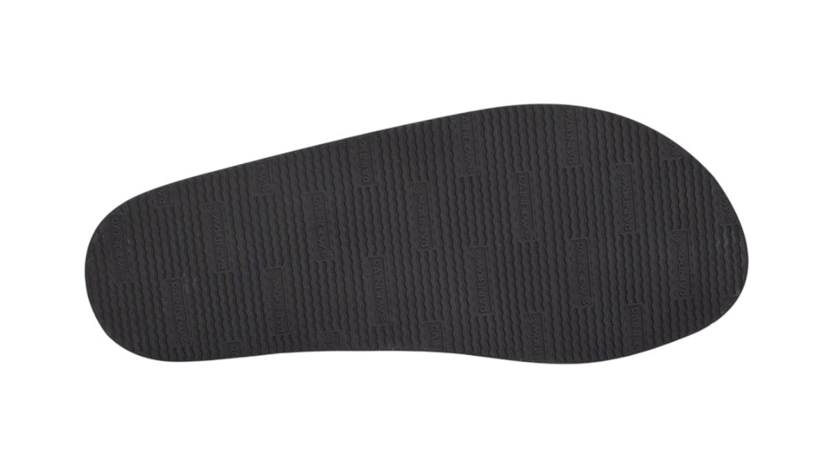 Rainbow Sandals Men's Single Layer Wide Strap Premier Leather  - Black