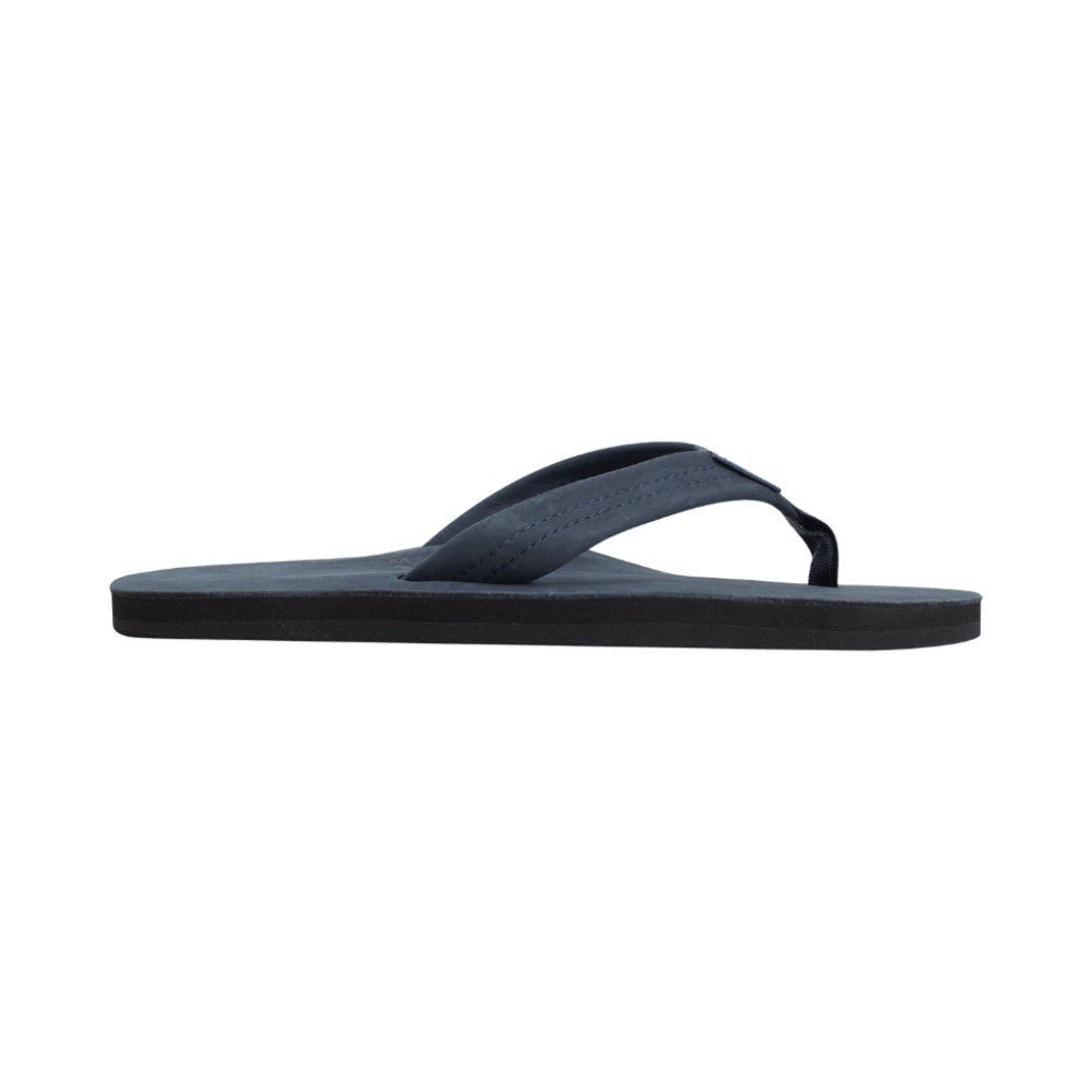 Rainbow Sandals Men's Single Layer Wide Strap Premier Leather - Navy