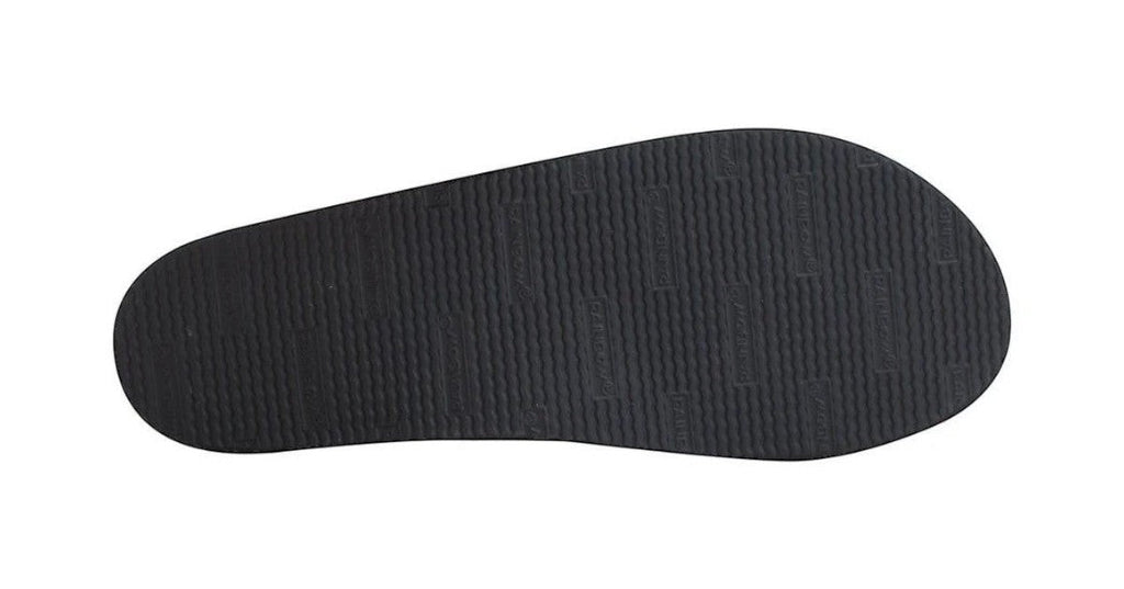 Rainbow Sandals Women's Flirty Braidy Single Layer Arch Support Leather Flip Flop -  Premier Black