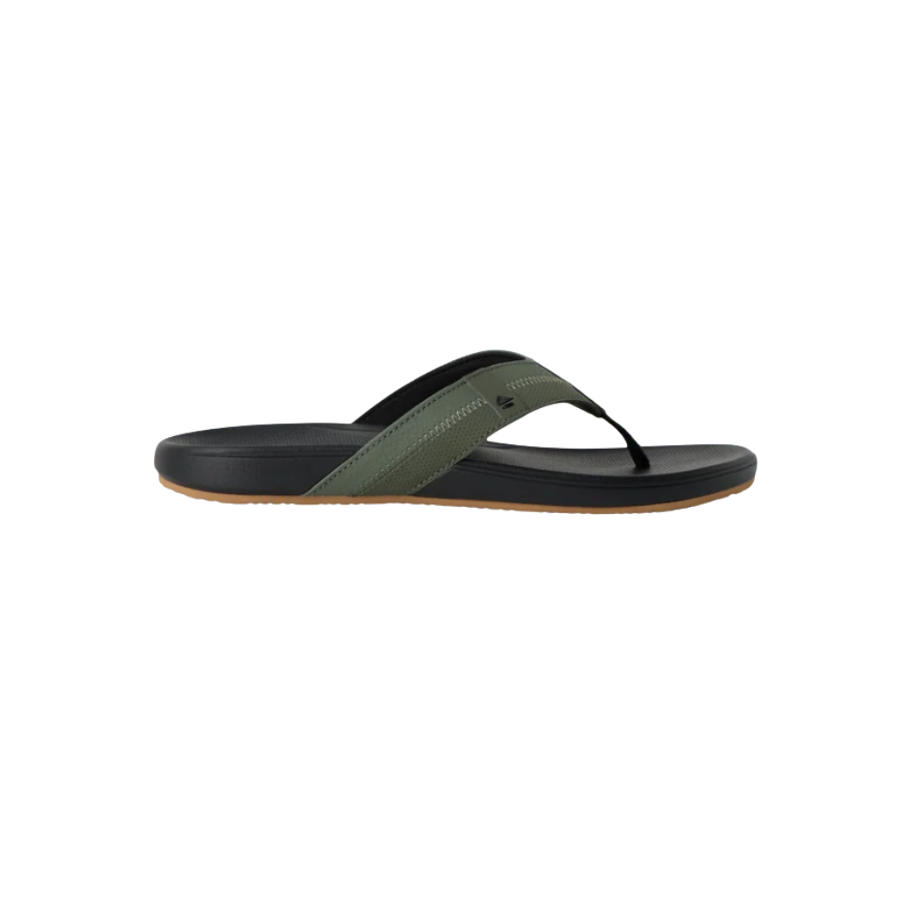 REEF Men’s Cushion Phantom 2.0 Water-Friendly Flip-Flops – Olive / Gum