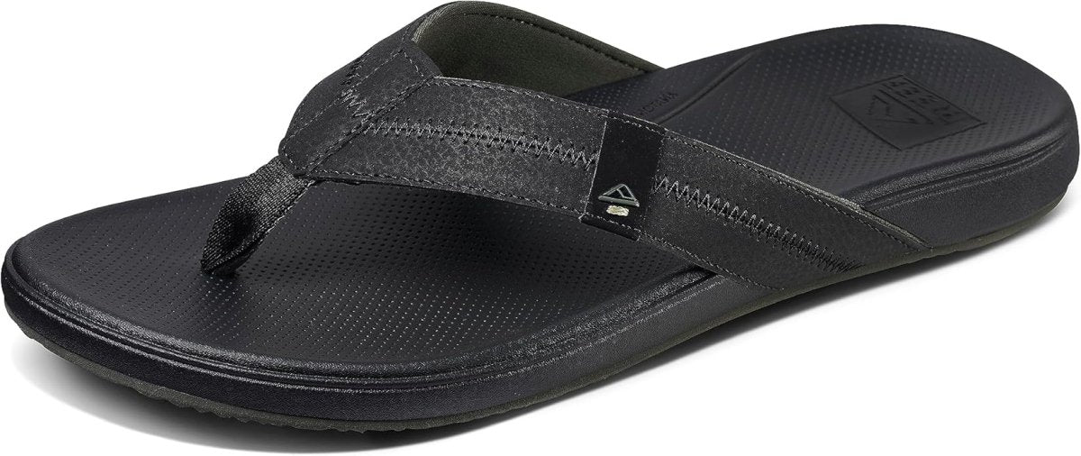 REEF Cushion Phantom 2.0 Men's Cushioned Flip Flop Black - CJ4346