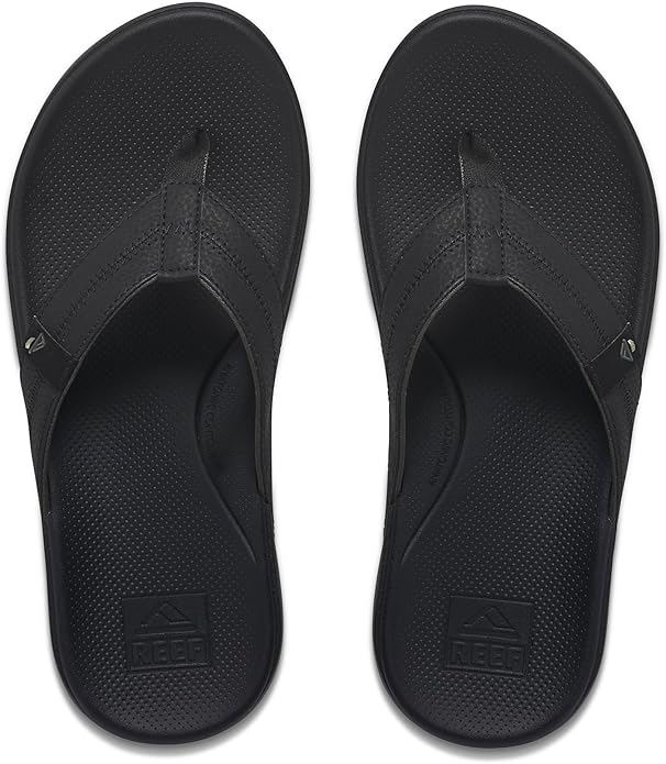 REEF Cushion Phantom 2.0 Men's Cushioned Flip Flop Black - CJ4346