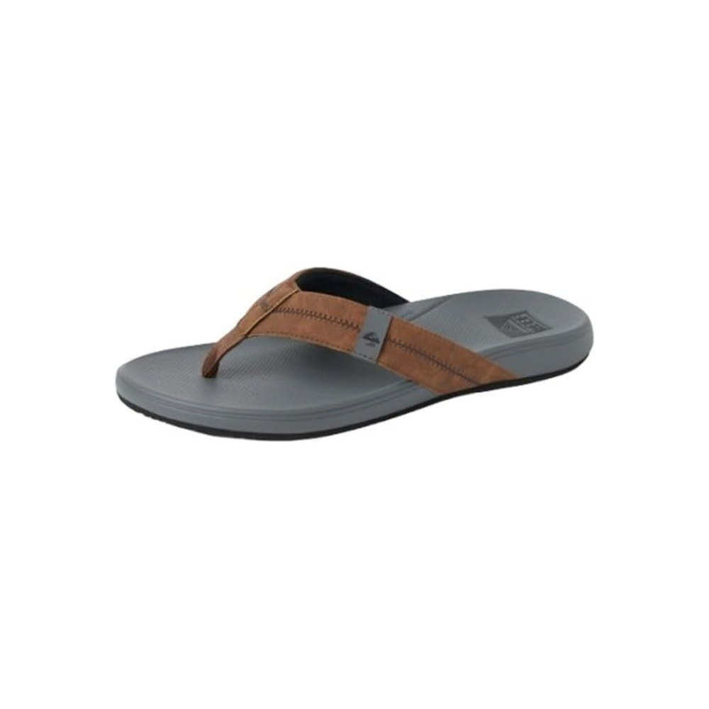 REEF Men’s Cushion Phantom 2.0 Flip-Flops – Tan / Grey