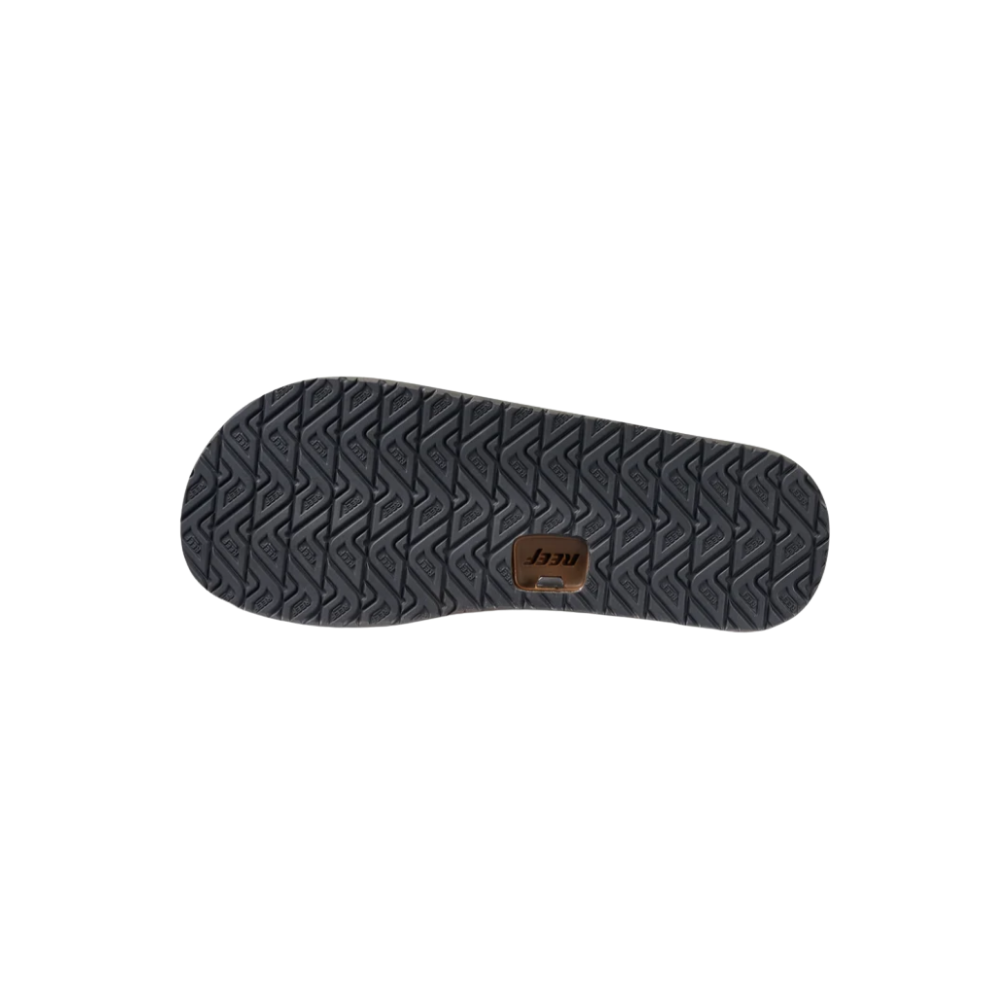 REEF Men’s Draftsmen Full Grain Leather Flip-Flops – Classic Brown