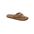 REEF Men’s Draftsmen Full Grain Leather Flip-Flops – Classic Brown
