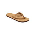 REEF Men’s Draftsmen Full Grain Leather Flip-Flops – Classic Tan