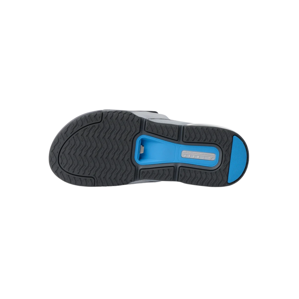 REEF Men’s Fanning Slide Water-Friendly Sandals – Grey