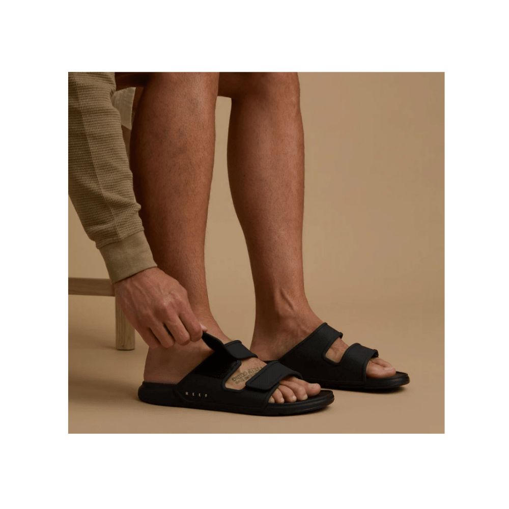 Reef Men's Oasis Adapt Arch Support Slide Sandals - Black