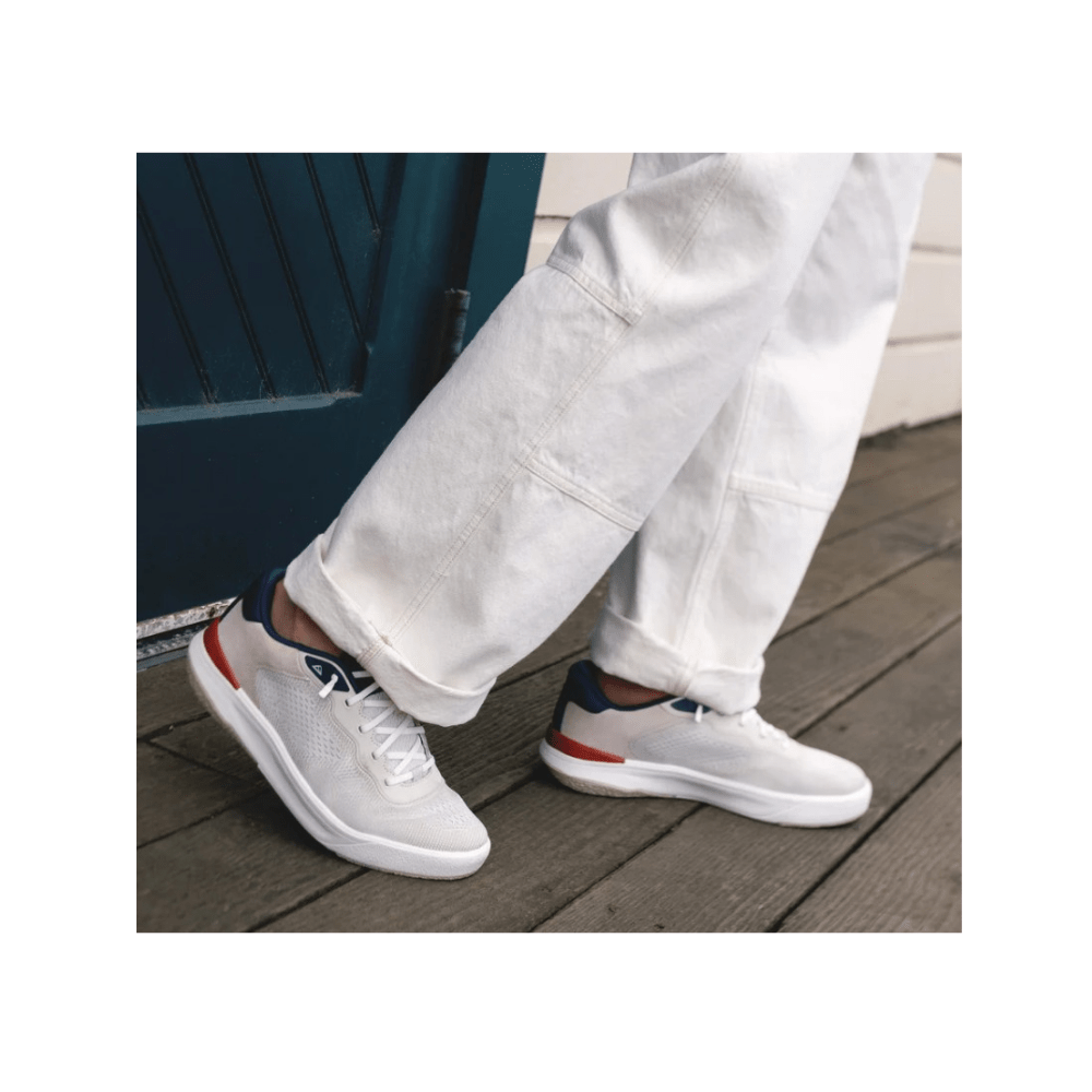 Reef Men's Shoreline Del Mar Breathable Knit Sneakers - Tan/White/Navy