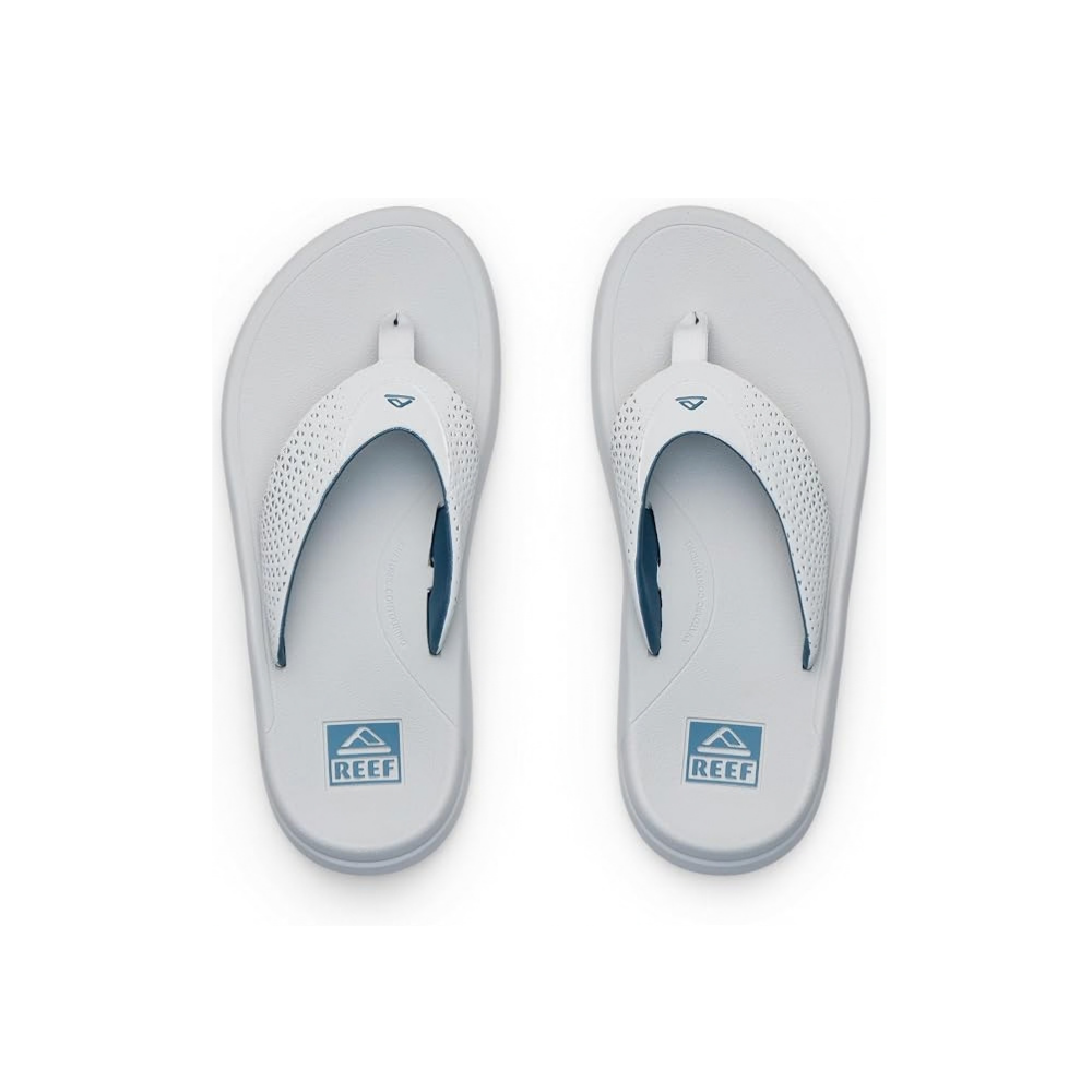 REEF Men’s Rover + Water-Friendly Sandals – Grey / Blue
