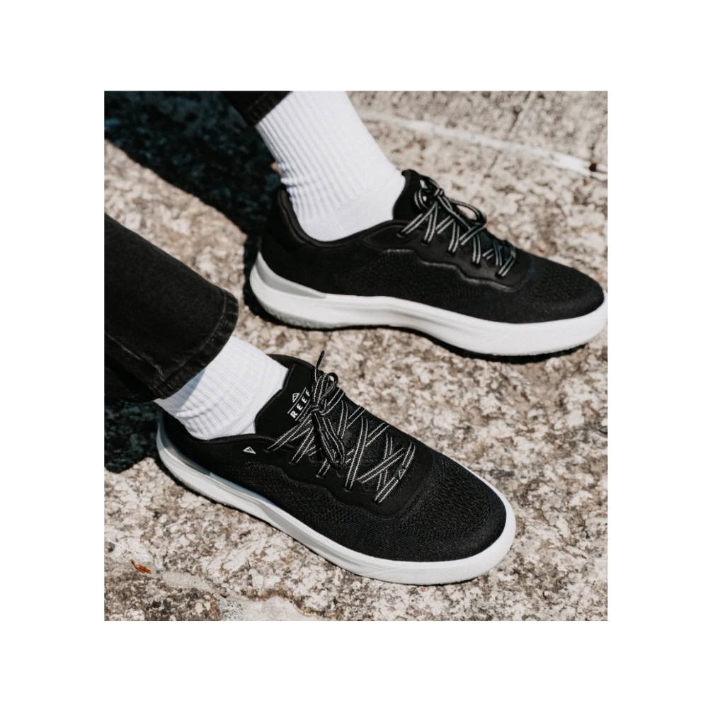 REEF Men’s Shoreline Del Mar Everyday Sneakers – Black / White