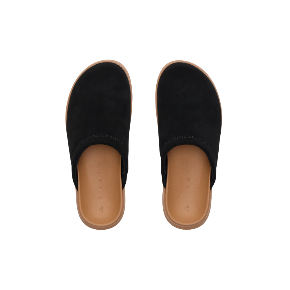 REEF Women’s Vista Luxe Mariana Comfort Mules – Black