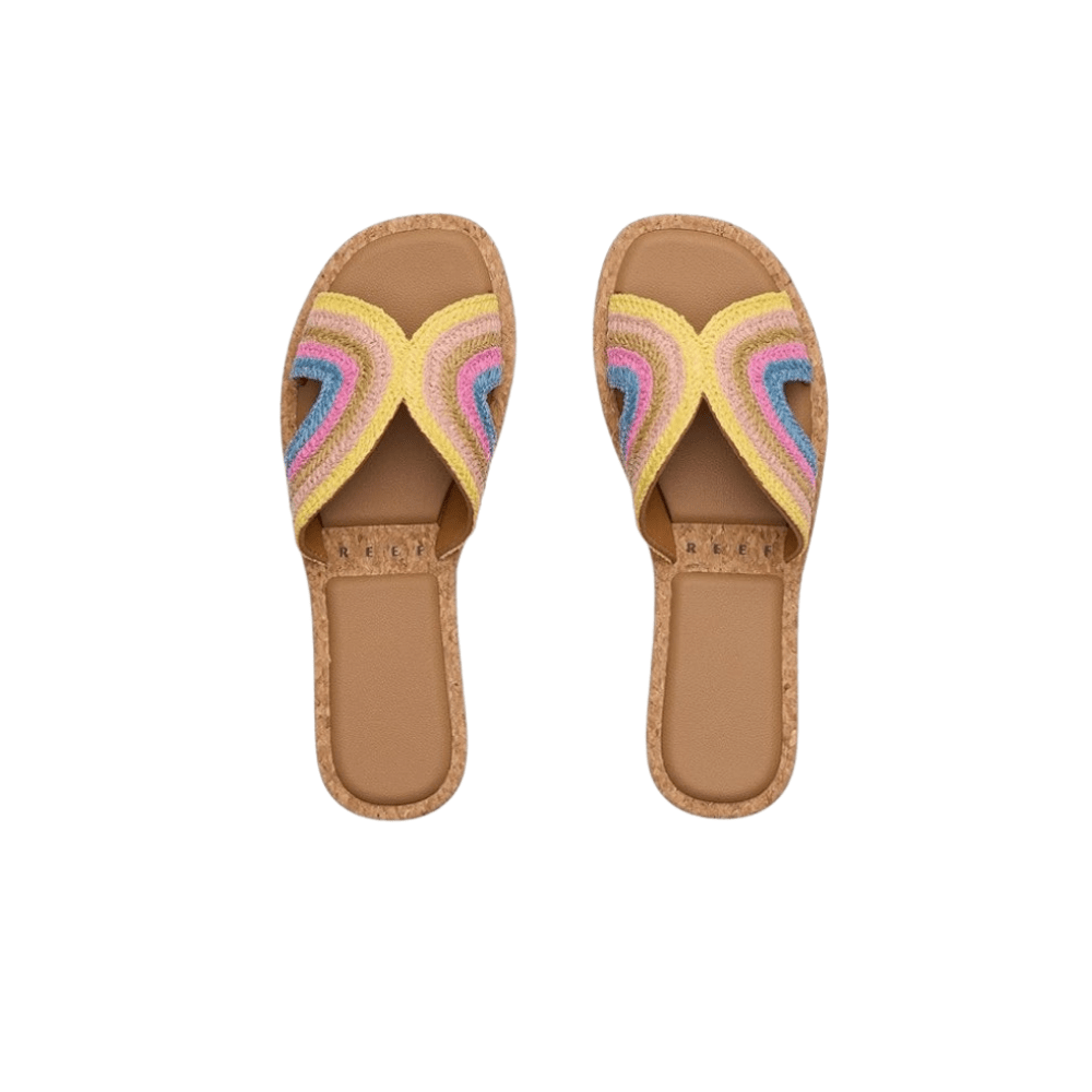 Reef Women's Willow Paisley Woven Slide Sandal - Sunset (CJ8573)