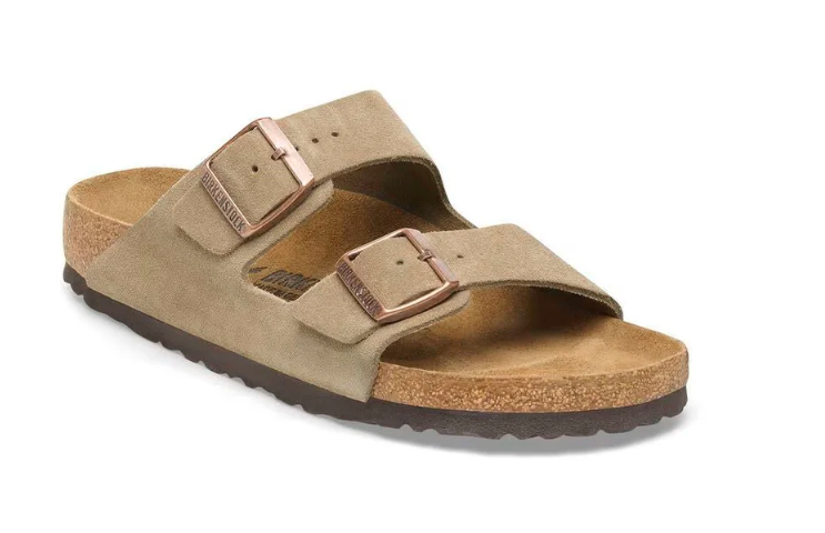 Birkenstock Arizona VL Suede Leather - Taupe Unisex Sandal