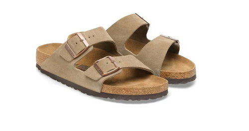 Birkenstock Arizona VL Suede Leather - Taupe Unisex Sandal