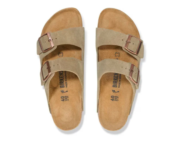 Birkenstock Arizona VL Suede Leather - Taupe Unisex Sandal