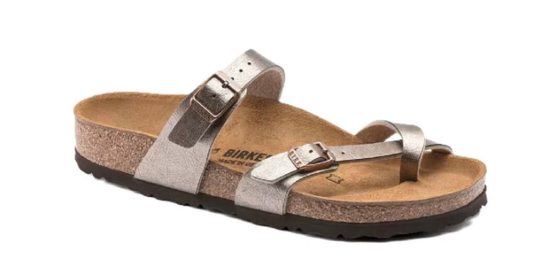Birkenstock Women's Mayari Graceful Taupe Flat Sandal