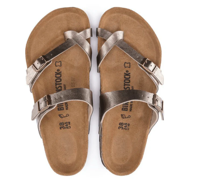 Birkenstock Women's Mayari Graceful Taupe Flat Sandal