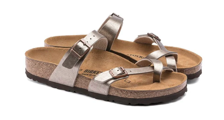 Birkenstock Women's Mayari Graceful Taupe Flat Sandal