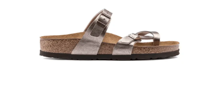 Birkenstock Women's Mayari Graceful Taupe Flat Sandal