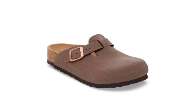 Birkenstock Kids Boston Unisex Birkibuc Clog Mocha