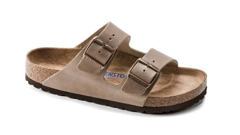 Birkenstock Arizona Oiled Leather Sandals – Tobacco Brown Soft Footbed