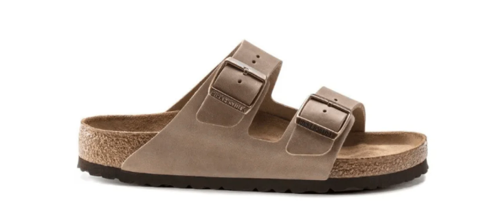 Birkenstock Arizona Oiled Leather Sandals – Tobacco Brown Soft Footbed