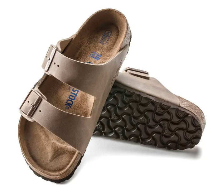 Birkenstock Arizona Oiled Leather Sandals – Tobacco Brown Soft Footbed