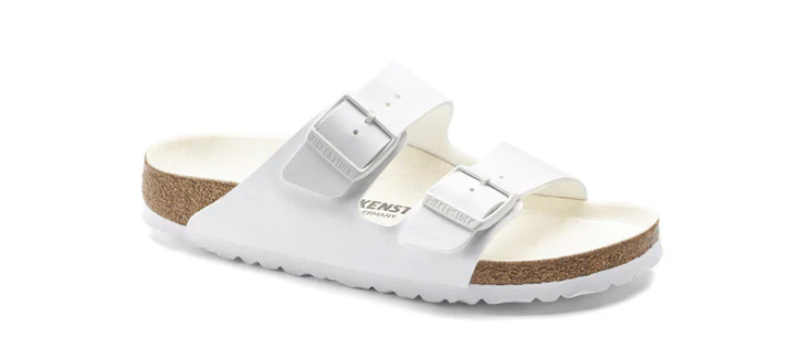 Birkenstock Unisex Arizona Birko-Flor Sandals - Triple White