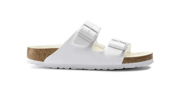 Birkenstock Unisex Arizona Birko-Flor Sandals - Triple White