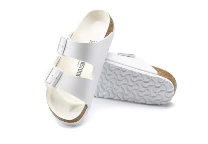 Birkenstock Unisex Arizona Birko-Flor Sandals - Triple White