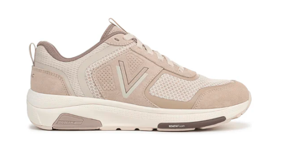 Vionic Women’s Walk Strider Knit Performance Walking Sneaker - Beige