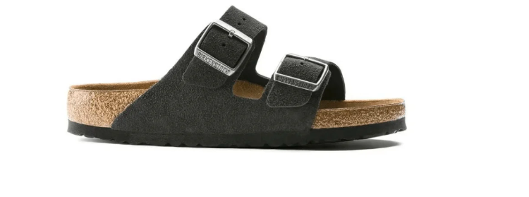 Birkenstock Arizona Suede Unisex Sandal - Velvet Gray