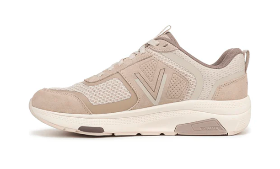 Vionic Women’s Walk Strider Knit Performance Walking Sneaker - Beige