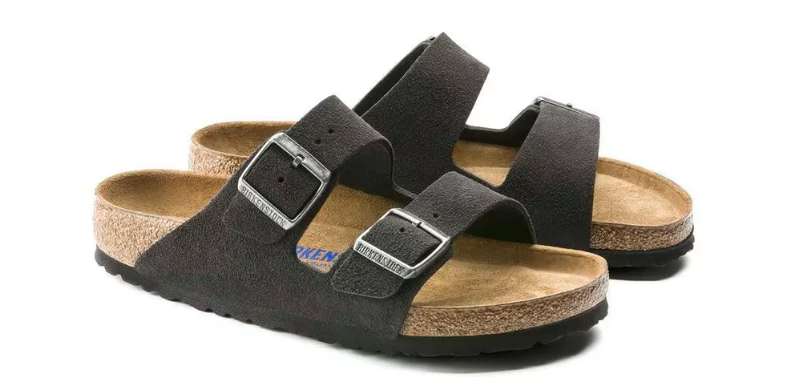 Birkenstock Arizona Suede Unisex Sandal - Velvet Gray