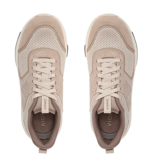 Vionic Women’s Walk Strider Knit Performance Walking Sneaker - Beige