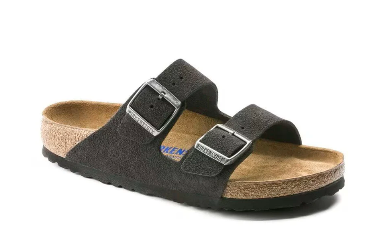 Birkenstock Arizona Suede Unisex Sandal - Velvet Gray