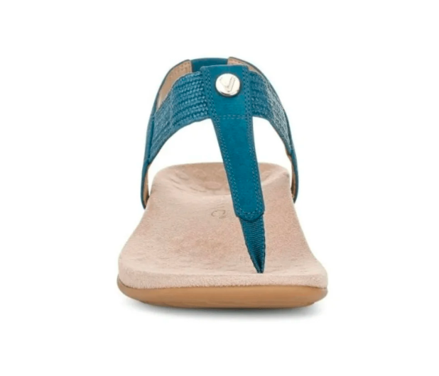 Vionic Brea Toe Post Slingback Sandal Celestial Teal Nubuck I9863L5403