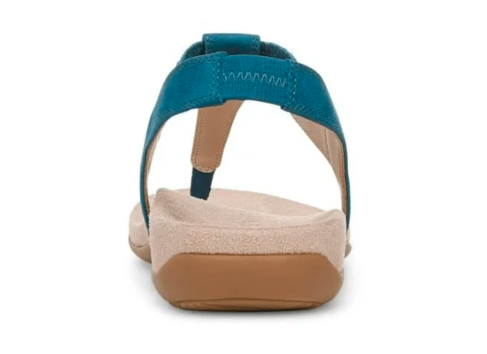 Vionic Brea Toe Post Slingback Sandal Celestial Teal Nubuck I9863L5403