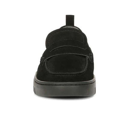 Vionic Women's Uptown Loafer – Black Slip-On Comfort Shoes with Contoured Arch Support for All-Day Wear