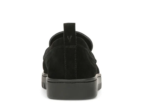 Vionic Women's Uptown Loafer – Black Slip-On Comfort Shoes with Contoured Arch Support for All-Day Wear