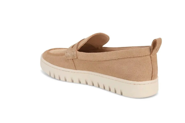 Vionic Women's Uptown Loafer Sand Suede Shoes