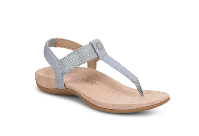Vionic Brea Toe Post Slingback Sandal Blue Mist I9863L5404