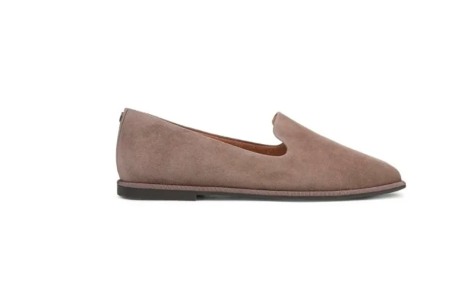 Vionic Women's Willa 2.0 Driftwood Leather Suede Loafer