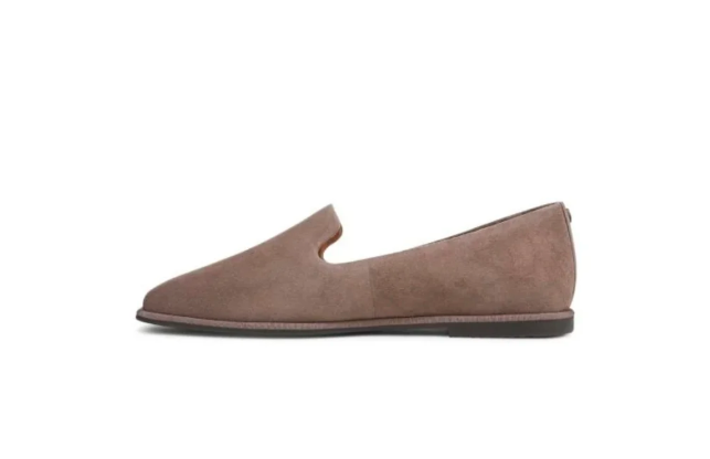 Vionic Women's Willa 2.0 Driftwood Leather Suede Loafer