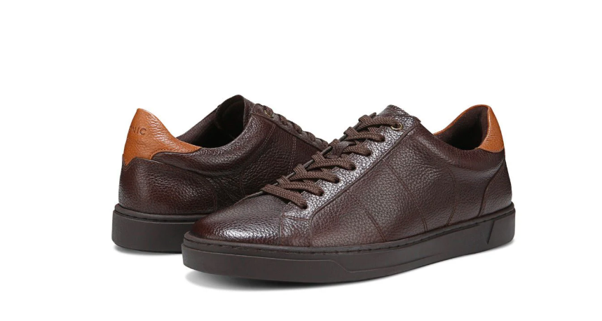 Vionic Men's Lucas II Lace Up - Chocolate Brown Leather Shoes