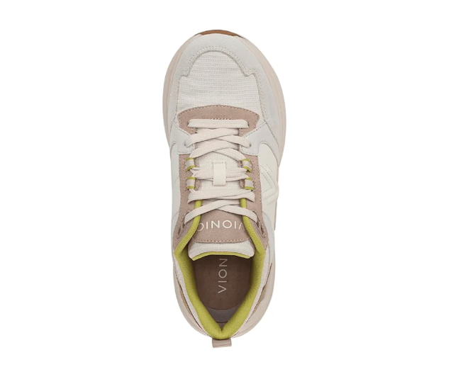 Vionic Women’s Walk Max Skyline Sneaker – Ivory | Comfortable Walking Shoe