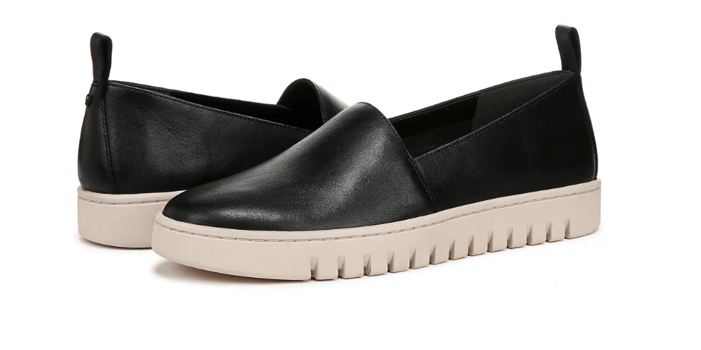 Vionic Women's Uptown Aline Black Flat Shoes