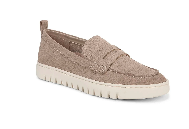 Vionic Women's Uptown Loafer Cobblestone Suede Shoes