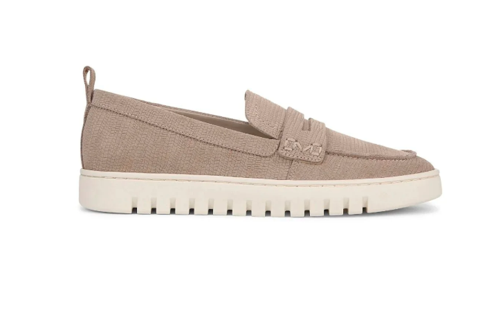 Vionic Women's Uptown Loafer Cobblestone Suede Shoes